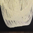 Qulik Modern Crystal Chandelier Decorative Pendant Hanging Single layer 3 Color LED Ceiling Light image