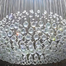 Qulik Modern Crystal Chandelier Hanging Swimming Circle Ball LED Ceiling Light image