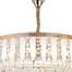 Qulik Modern Crystal Chandelier Hanging LED Ceiling Light image
