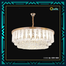 Qulik Modern Crystal Chandelier Hanging LED Ceiling Light image