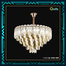 Qulik Modern Crystal Chandelier Hanging LED Ceiling Light image