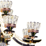 Qulik Modern Nordic Candle Crystal Chandelier Decoration Pendant Hanging Single Layer 3 Color LED Ceiling Light image
