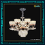 Qulik Modern Nordic Candle Crystal Chandelier Decoration Pendant Hanging Single Layer 3 Color LED Ceiling Light image