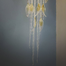 Qulik Modern Nordic Crystal Chandelier Decoration Pendant Hanging LED Ceiling Light image