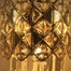 Qulik Modern Wall Lamp Basket Gold Plated Crystal Wall Appliques image