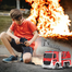 RC 2:4 Fire Truck, Remote Controlled, Light Effects, Water Spray, Electronic Rotating Ladder, Rechargeable Fire Truck image