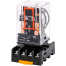 RELAY With BASE 10A 220V AC Electromagnetic Relay With 8 Pin Base Terminal Coil Voltage AC 220V image