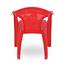 RFL Deluxe Garden Chair (Net Flower) - Red image