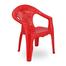 RFL Deluxe Garden Chair (Net Flower) - Red image