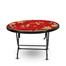 RFL Dining Table 6 Seat Oval P/L Print Smoke - RW image