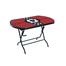 RFL Dining Table 6 Seat Semi Oval S/L Print Rock 2 -RW image