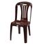 RFL Plastic Chair W/O Arm (Stick) - Rose Wood image