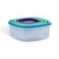 RFL Rainbow Cont Oval 4 Pcs Set 1.1,0.59,0.34,0.18L-Tr image
