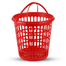 RFL Round Laundry Basket 38 CM - Red image