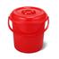 RFL Square Bucket With Lid 8L - Red image