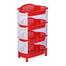 RFL Style Fence Rack 4 Step - Red And White image