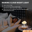 Raining Cloud Fountain Diffuser – 7 Color Light And Rain Sound image
