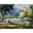 Ramna Park, Watercolor - (27x20)inches image