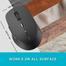 Rapoo 9350M Multi-Mode Wireless Optical Mouse And Keyboard Combo-Darkgrey image