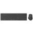 Rapoo 9800M Multi-Mode Wireless Keyboard And Mouse Combo-Darkgrey image