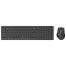 Rapoo 9800M Multi-Mode Wireless Keyboard And Mouse Combo-Darkgrey image