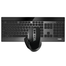 Rapoo 9900M Multi-Mode Wireless Keyboard And Mouse Combo- Black image