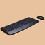 Rapoo Black Wireless Keyboard and Mouse Combo (X1900) image