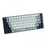 Rapoo MT510PRO Multi-Mode Backlit Mechanical Silver Switch Keyboard- White Blue image
