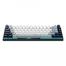 Rapoo MT510PRO Multi-Mode Backlit Mechanical Silver Switch Keyboard- White Blue image