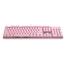 Rapoo V500PRO Pink Backlit Brown Switch Gaming Mechanical Keyboard-Pink image