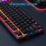 Rapoo V500SE Mixed Light 104 Keys Metal Wired (Red/Blue Switch) Mechanical Keyboard image