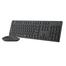 Rapoo X260S Wireless Optical Keyboard And Mouse Combo- Black image