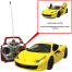 Rc Rechargeable Car Jack Royal 2.4Ghz Radio Control Ferrari 458 Super Car (Big Size) (Yellow) image