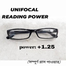 Reading Glasses Plus1.25 Unifocal (full Glass Power) image