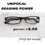 Reading Glasses Plus2.50 Unifocal (full glass power) image