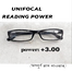 Reading Glasses Plus3.00 Unifocal (Full Glass Power) image