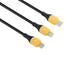 Realme 3 in 1 Charging Cable (1.2m) - Black Yellow image