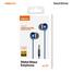 Recci REP-L35 Earphones13mm Brass Horn Shocking Sound Noise Reduction 3.5mm Gold Plug image