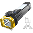 Rechargeable LED Flashlight with Power Bank – High Brightness Torch for Camping And Emergency Use (Multicolor) image