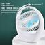 Rechargeable Portable Lightweight Rotating Fan 6.5 Inch image