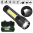 Rechargeable Portable Stylish Mini Telescopic Zoom Flash Light Xpe Plus Cob image