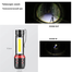 Rechargeable Table Mini Led With Side Light 4 Lighting Modes XPE Lamp Beads Lighting 150 Meters - Multicolor image