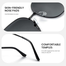 Rectangle Oversized Vintage Sunglasses for Women Big Frame Square image