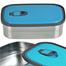Rectangle Stainless Steel Food Container Lunch Box Tiffin Box 680ml- 1 pcs image