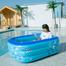 Rectangular Quick Set Inflatable Pool Above Ground Swimming Pool with Free Pumper-180Cm (Any Colour). image