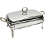 Rectangular Shape Exclusive Food Grade Stainless Steel Chafing Dish Food Warmer - 3 Liter image