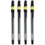 Red Leaf Extra Fine Ball Pen 4Pcs - Black Ink image