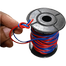 Red and Blue Cable 23/076 With Bobbin 10 Yards image