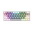 Redragon K617 Fizz Gray White Red Switch Mechanical Keyboard image