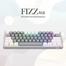 Redragon K617 Fizz Gray White Red Switch Mechanical Keyboard image